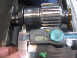 Inspection of a AUMA gearbox
